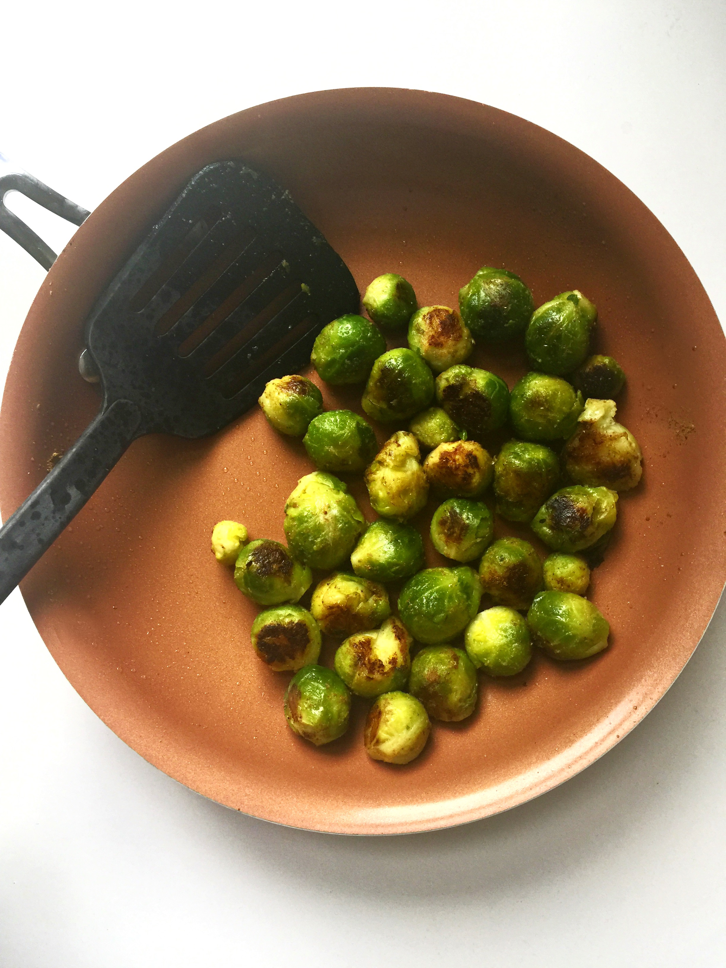 Garam Masala Brussels Sprouts {Vegan + GF} | Whisk and Shout